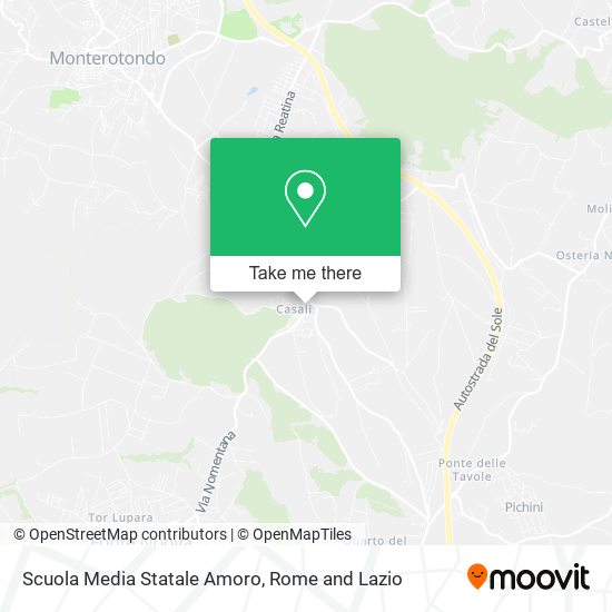 Scuola Media Statale Amoro map