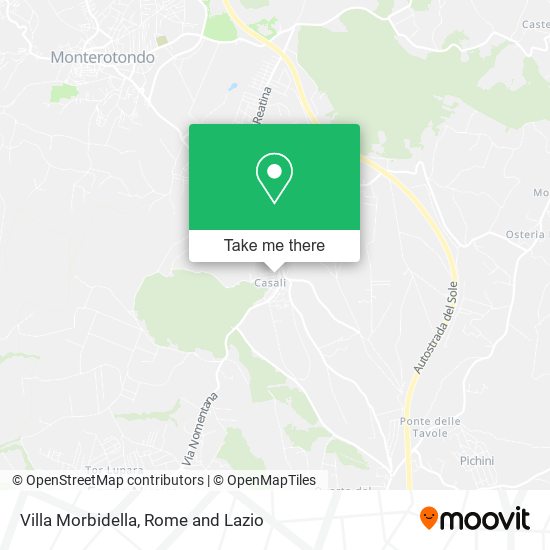 Villa Morbidella map