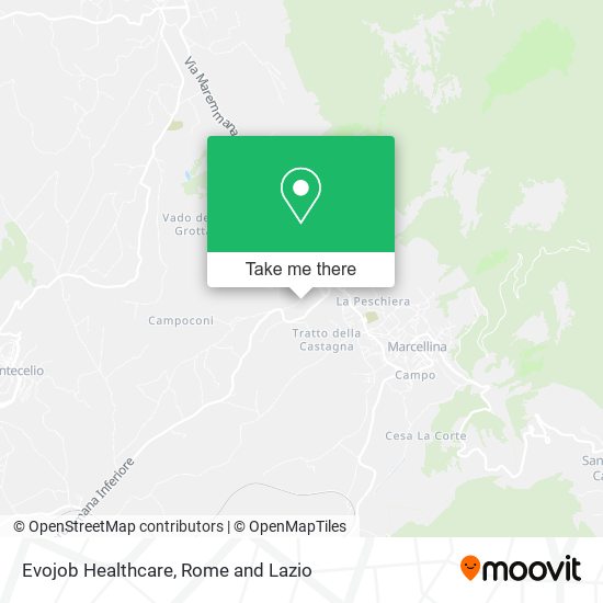 Evojob Healthcare map