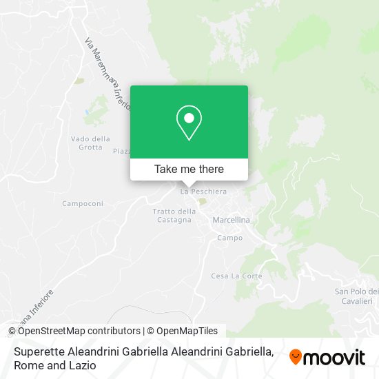 Superette Aleandrini Gabriella Aleandrini Gabriella map