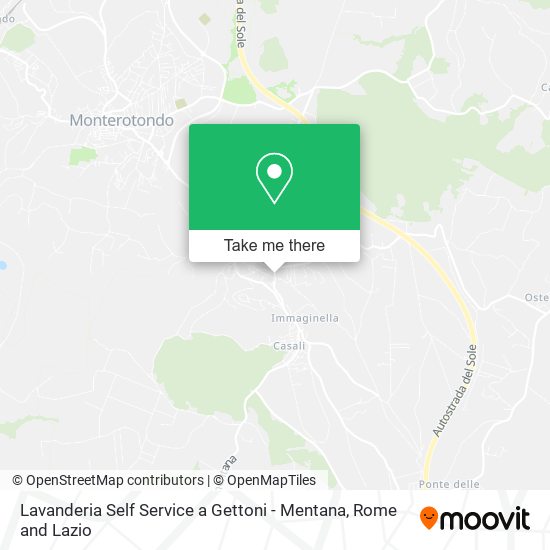 Lavanderia Self Service a Gettoni - Mentana map