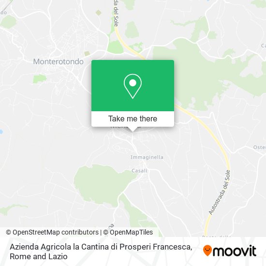 Azienda Agricola la Cantina di Prosperi Francesca map