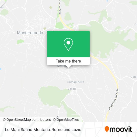 Le Mani Sanno Mentana map