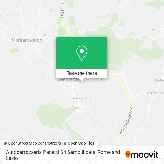 Autocarrozzeria Panetti Srl Semplificata map