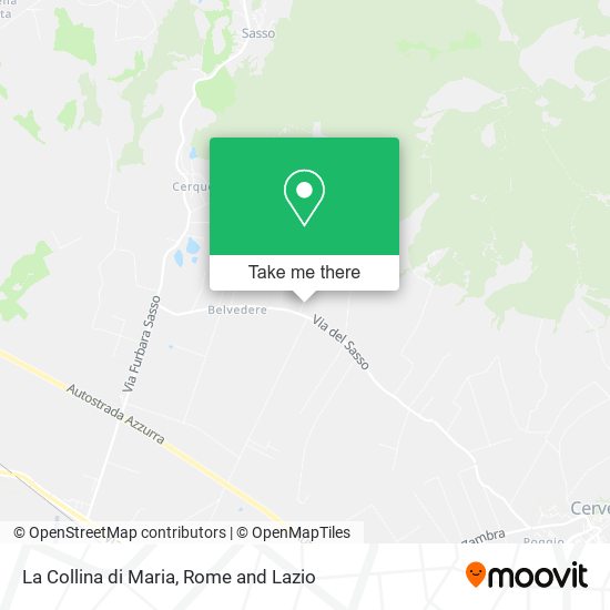 La Collina di Maria map
