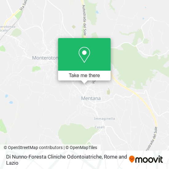 Di Nunno-Foresta Cliniche Odontoiatriche map