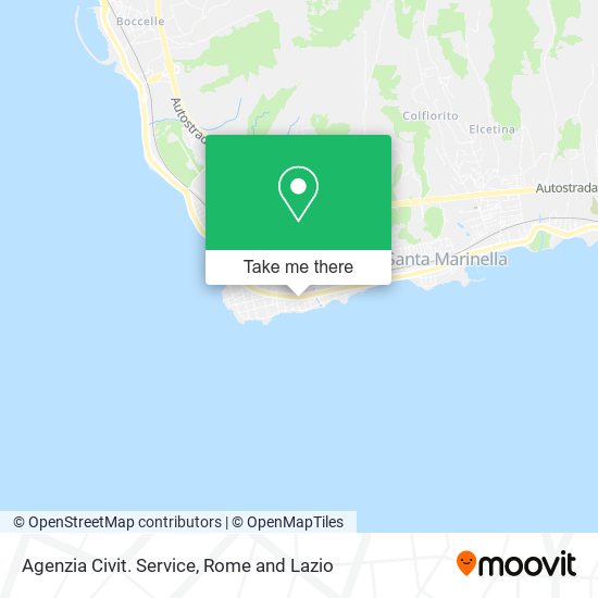 Agenzia Civit. Service map