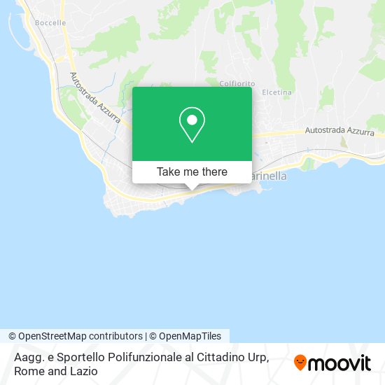 Aagg. e Sportello Polifunzionale al Cittadino Urp map