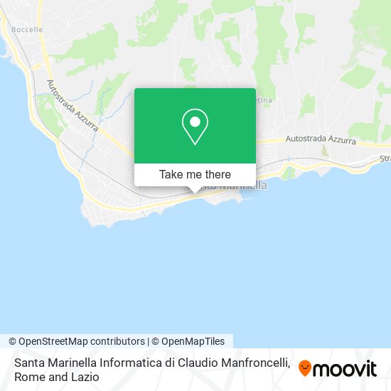 Santa Marinella Informatica di Claudio Manfroncelli map