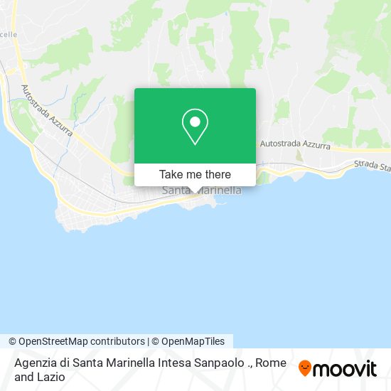 Agenzia di Santa Marinella Intesa Sanpaolo . map