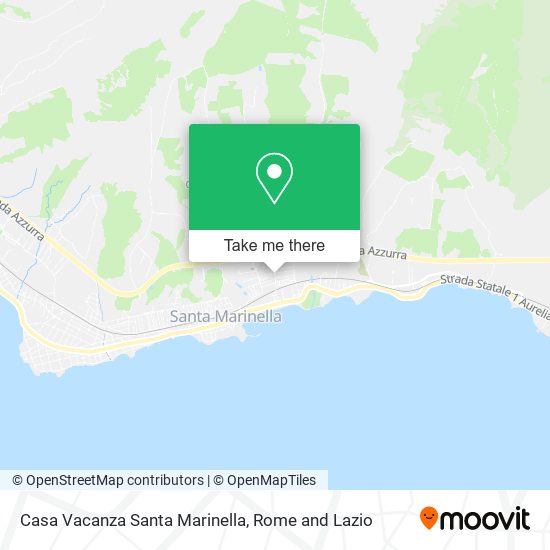 Casa Vacanza Santa Marinella map