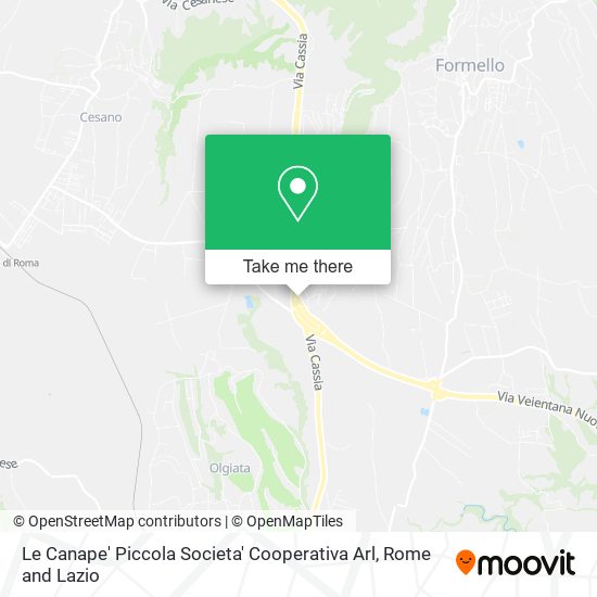 Le Canape' Piccola Societa' Cooperativa Arl map