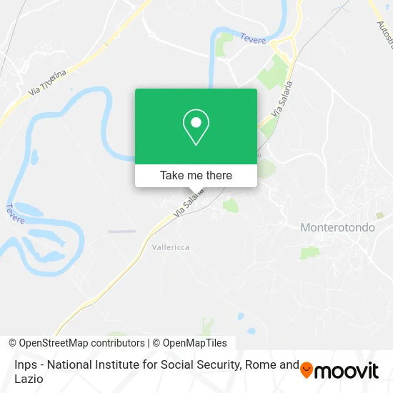 Inps - National Institute for Social Security map