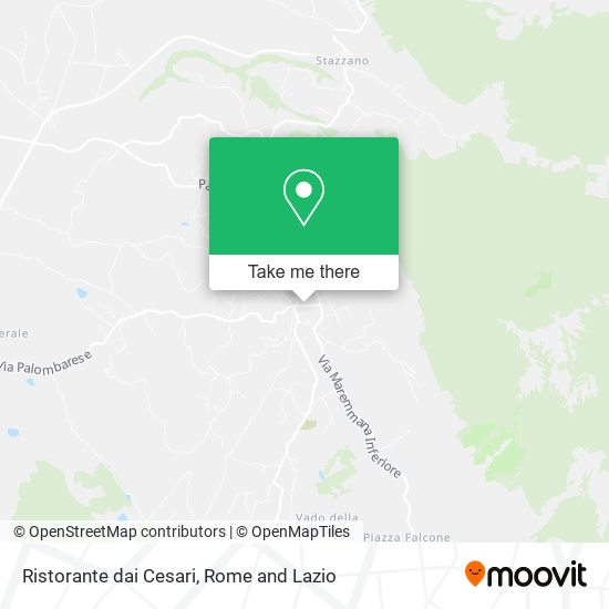 Ristorante dai Cesari map