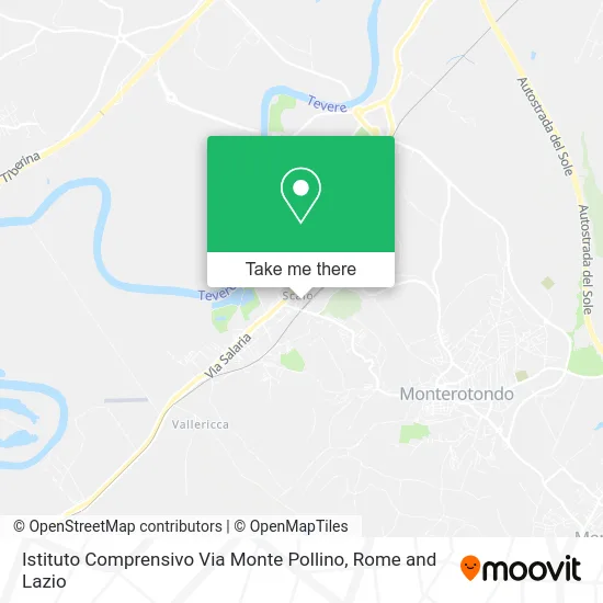 Comprehensive Institute Monte Pollino Street map