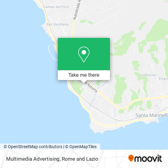 Multimedia Advertising map