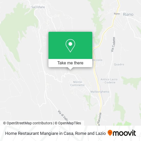 Home Restaurant Mangiare in Casa map