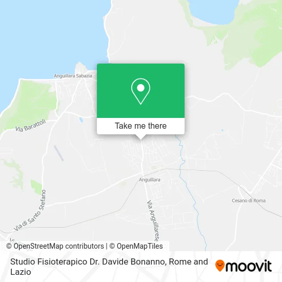 Physiotherapy Studio Dr. Davide Bonanno map