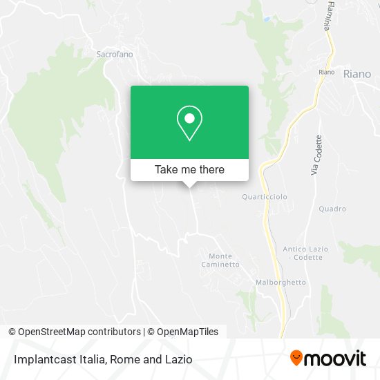 Implantcast Italia map