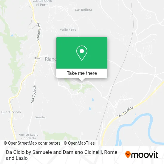 Da Cicio by Samuele and Damiano Cicinelli map