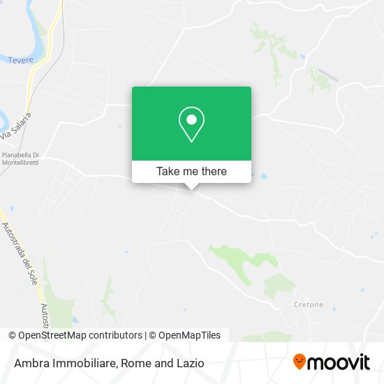 Ambra Immobiliare map