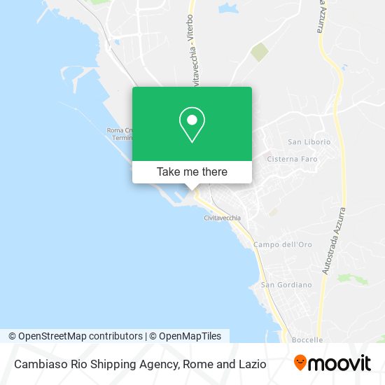 Cambiaso Rio Shipping Agency map