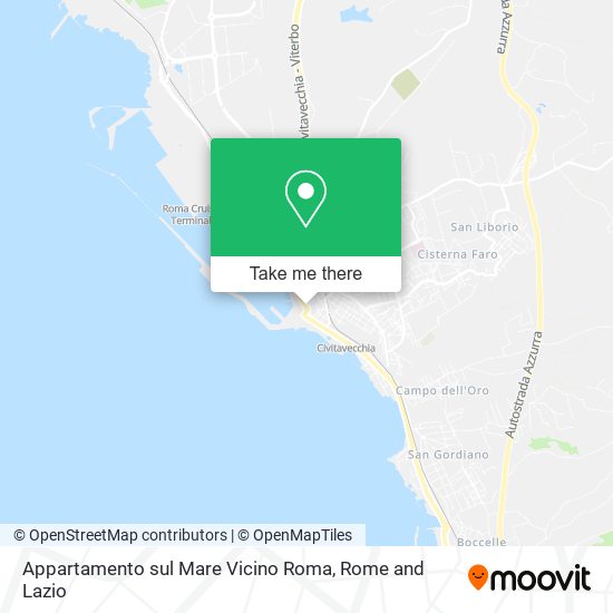 Appartamento sul Mare Vicino Roma map