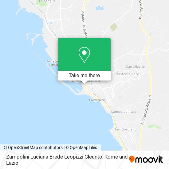 Zampolini Luciana Erede Leopizzi Cleanto map