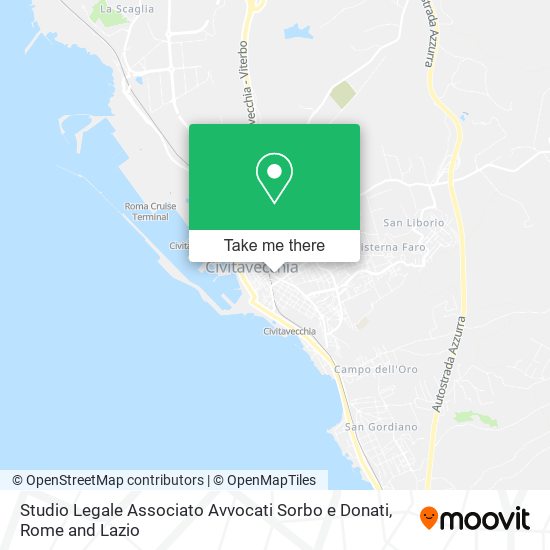 Studio Legale Associato Avvocati Sorbo e Donati map
