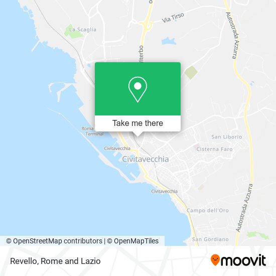 Revello map