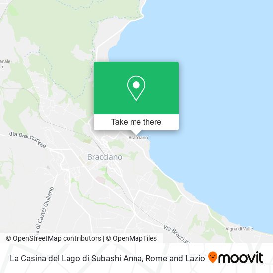 La Casina del Lago di Subashi Anna map