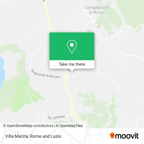 Villa Marzia map