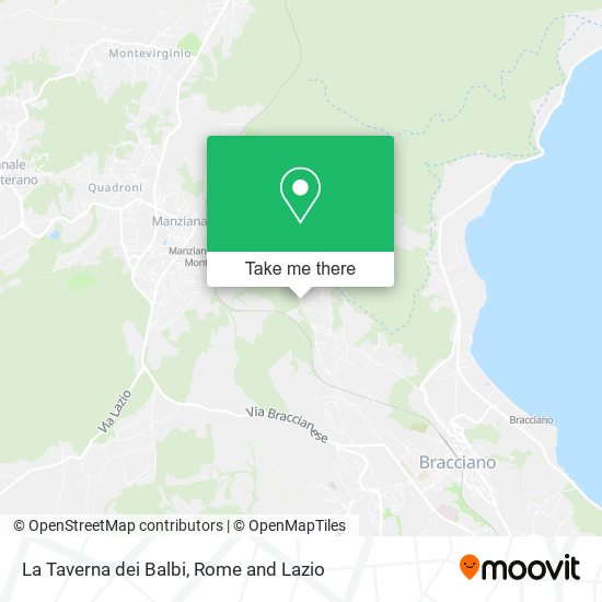 La Taverna dei Balbi map