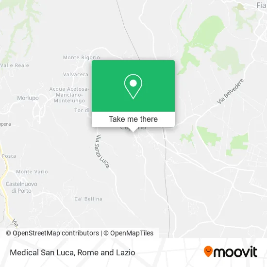 Medical San Luca map