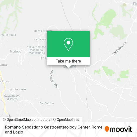 Romano-Sebastiano Gastroenterology Center map