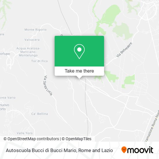 Autoscuola Bucci di Bucci Mario map