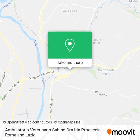 Ambulatorio Veterinario Sabino Dra Ida Procaccini map