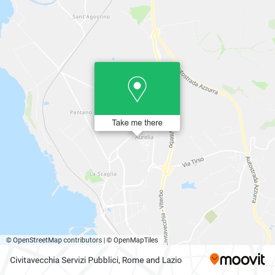 Civitavecchia Servizi Pubblici map