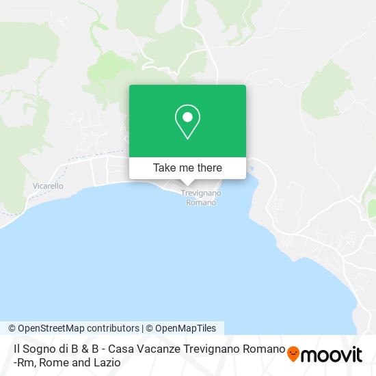 Il Sogno di B & B - Casa Vacanze Trevignano Romano -Rm map