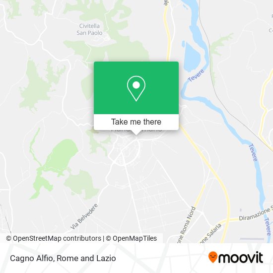 Cagno Alfio map