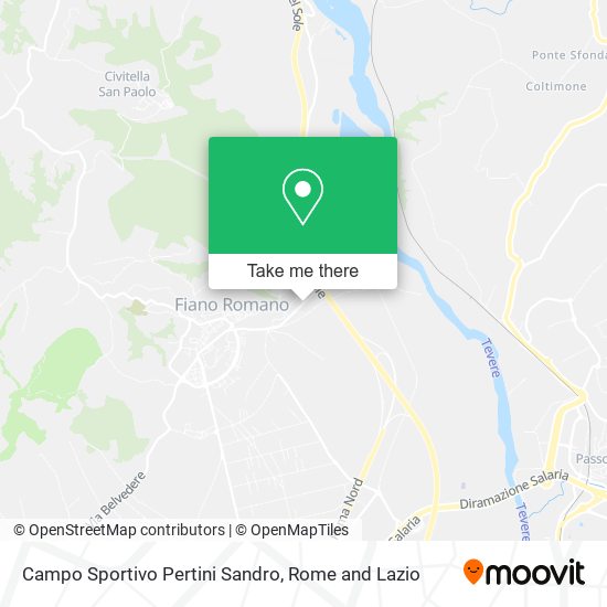 Campo Sportivo Pertini Sandro map