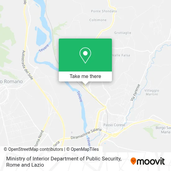 Ministry of Interior Department of Public Security map