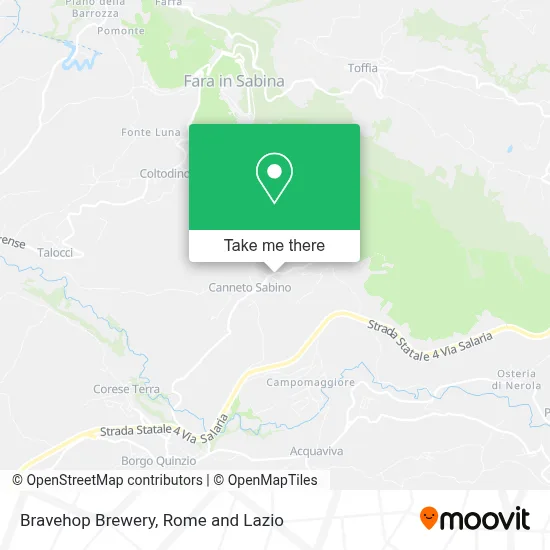 Bravehop Brewery map