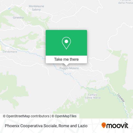 Phoenix Cooperativa Sociale map