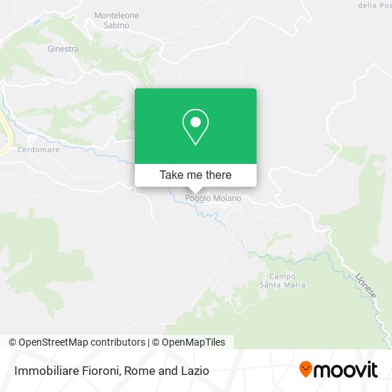 Immobiliare Fioroni map