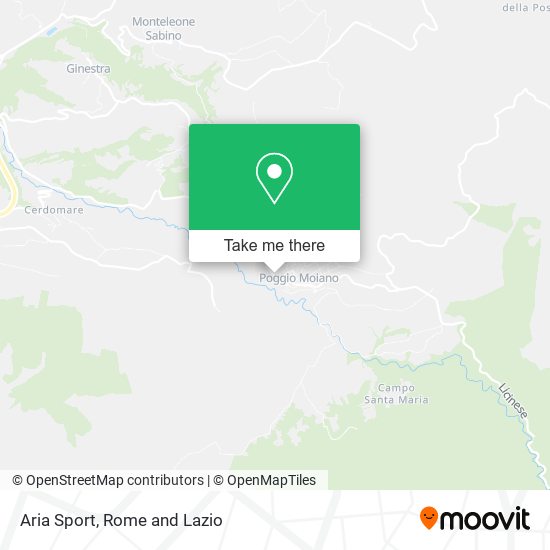 Aria Sport map