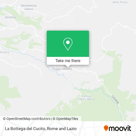 La Bottega del Cucito map