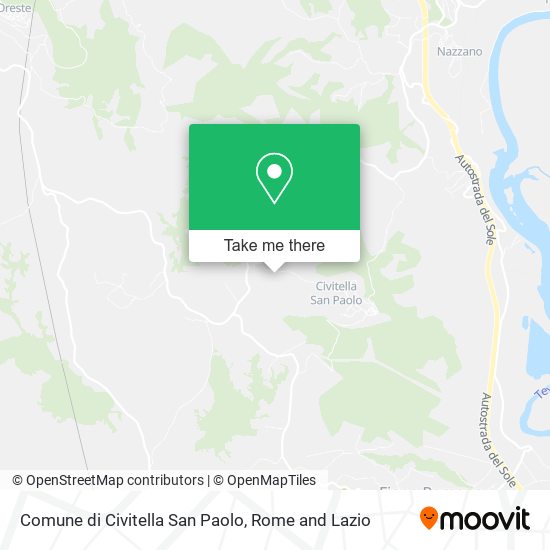 Comune di Civitella San Paolo map