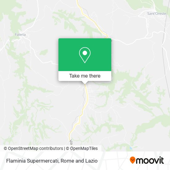Flaminia Supermercati map