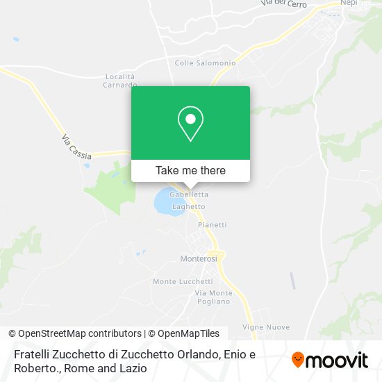 Fratelli Zucchetto di Zucchetto Orlando, Enio e Roberto. map